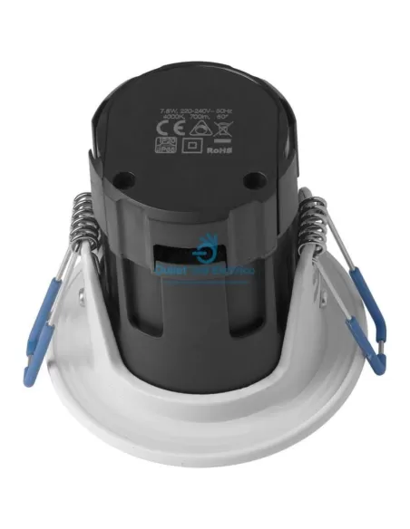 Wiva 41100143 WPL Einbau-Assal 65 dimmbar DWL 8W 4K 60D Weiß